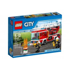 Конструктор LEGO City Пожарный автомобиль с лестницей (60107)